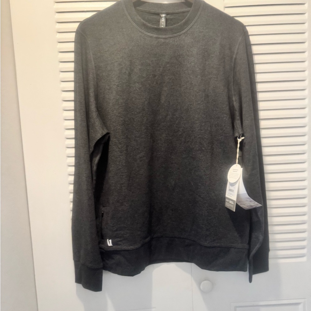 Vuori Dark Gray Long Sleeve Tee